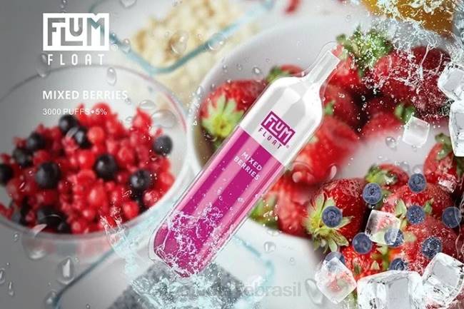 FLUM FLOAT 3000 baforadas bagas misturadas 828A59 | FLUM PEBBLE VAPE PRICE